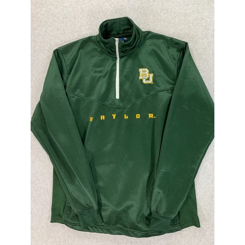 Baylor Bears OVB 1/4 Zip Campus Pullover (Men's‎ Medium) Green